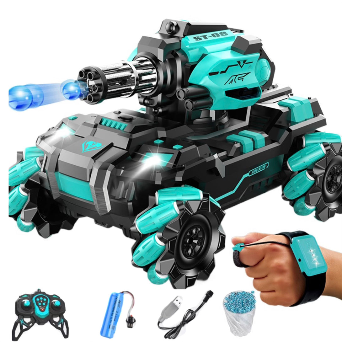 Remote Control Water Bullet Car with Gesture Sensor and 4WD – Toy for Boys