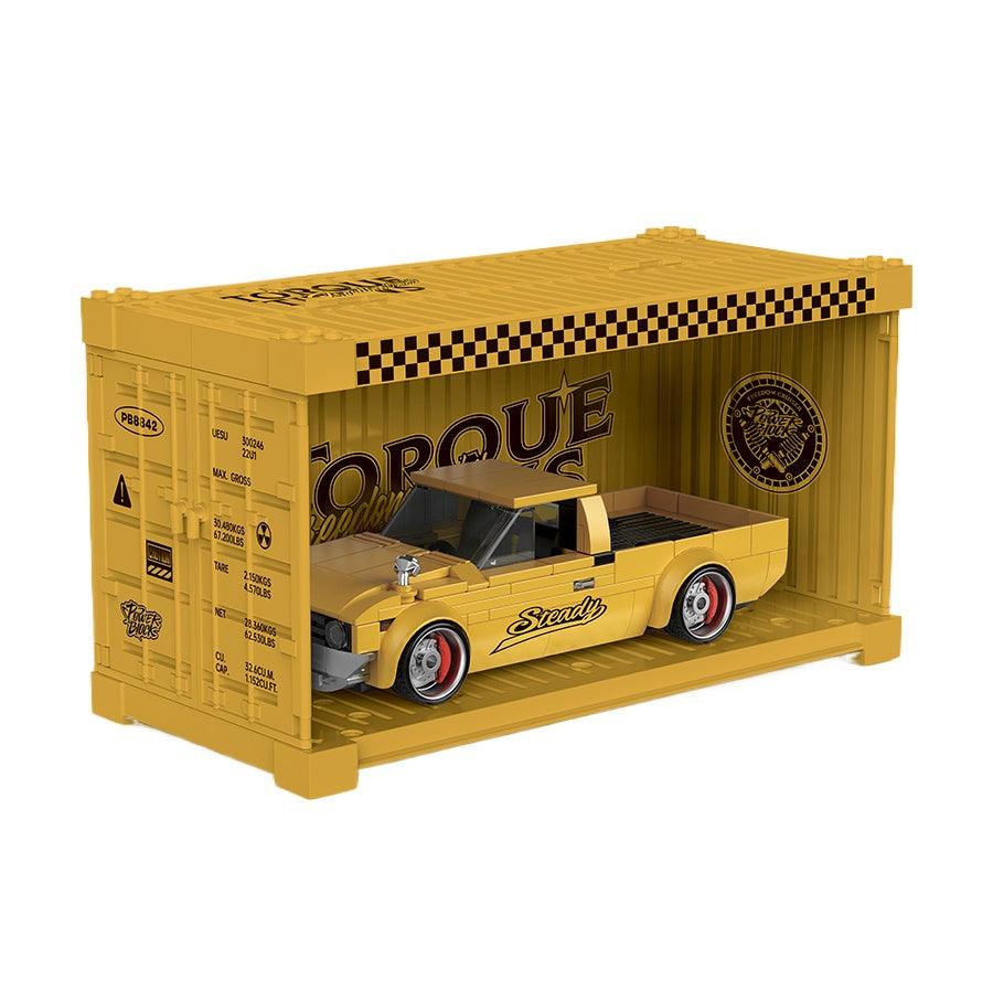 Retro pickup truck brick model – creative gamer boyfriend gift